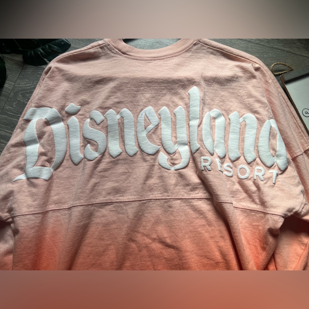 Disney Parks Unisex Orange Coral Ombre Spirit Jersey Disneyland Resort. Size M - Picture 7 of 11